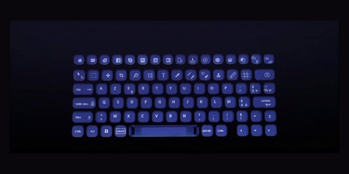 11135527595365 Companhia francesa apresenta teclado personalizável com tecnologia E ink