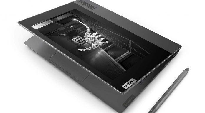 CES 2020: Lenovo adiciona tela de e-reader aos laptops ThinkBook Plus