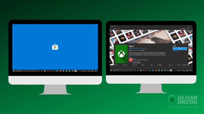 Imagem mostrando tela de instalação do Xbox app