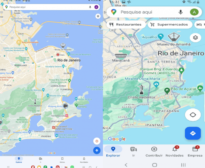 Google Maps está de cara nova; veja