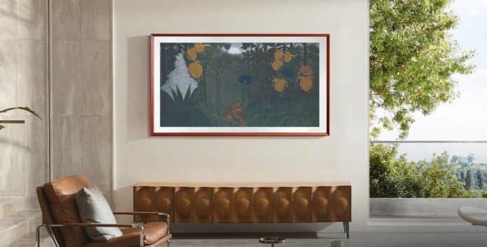 TV The Frame com obra do Met (Imagem: divulgação/Samsung)
