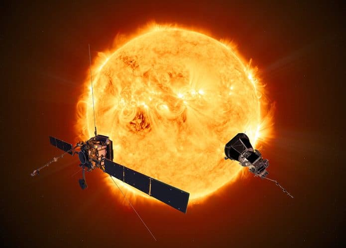 solar-orbiter-and-parker-solar-probe-695x500-621944-2RRqngRI Nave espacial indiana segue rumo ao centro do Sistema Solar