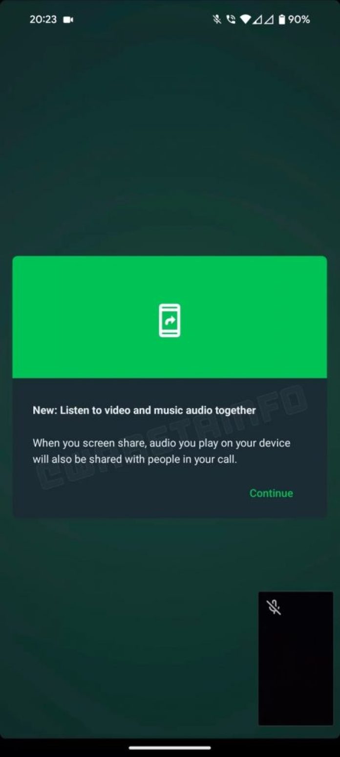 WhatsApp: usuários poderão transmitir áudios durante chamadas de vídeo