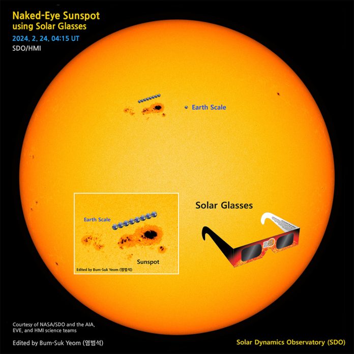 Mancha solar que produziu erupção recorde já tem oito vezes o tamanho da Terra