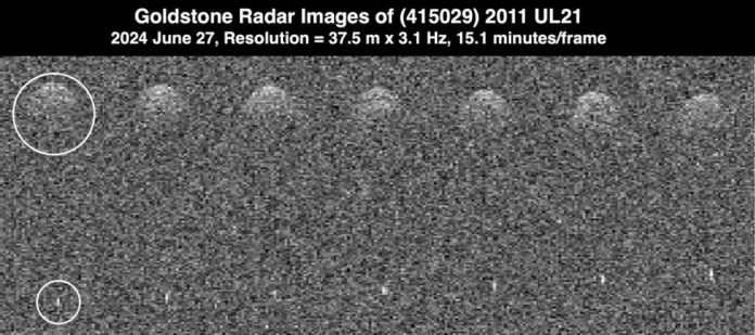 Passagem próxima à Terra mostra que asteroide “assassino de planetas” tem uma lua