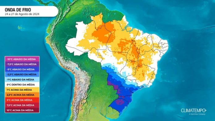 Após calor extremo, onda de frio já tem data para chegar ao Brasil – veja os locais atingidos