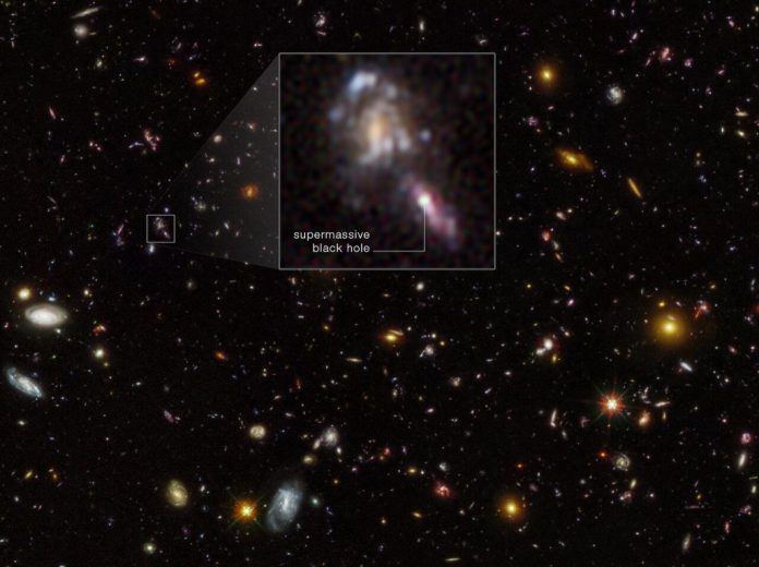 Hubble detecta mais buracos negros que o esperado no início do Universo