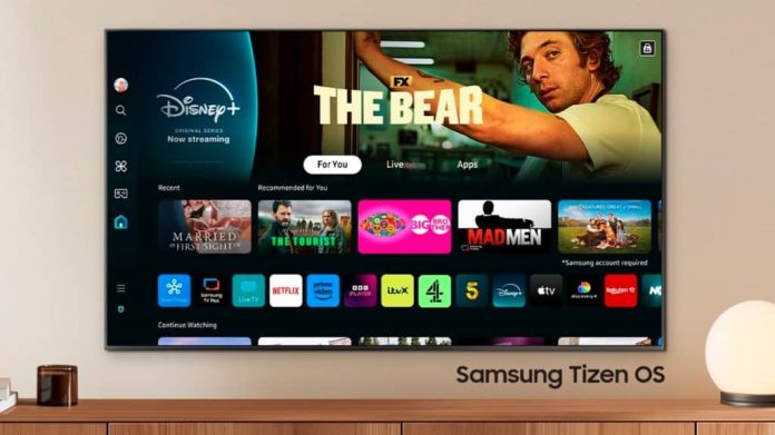 Uma das TVs da Samsung com One UI