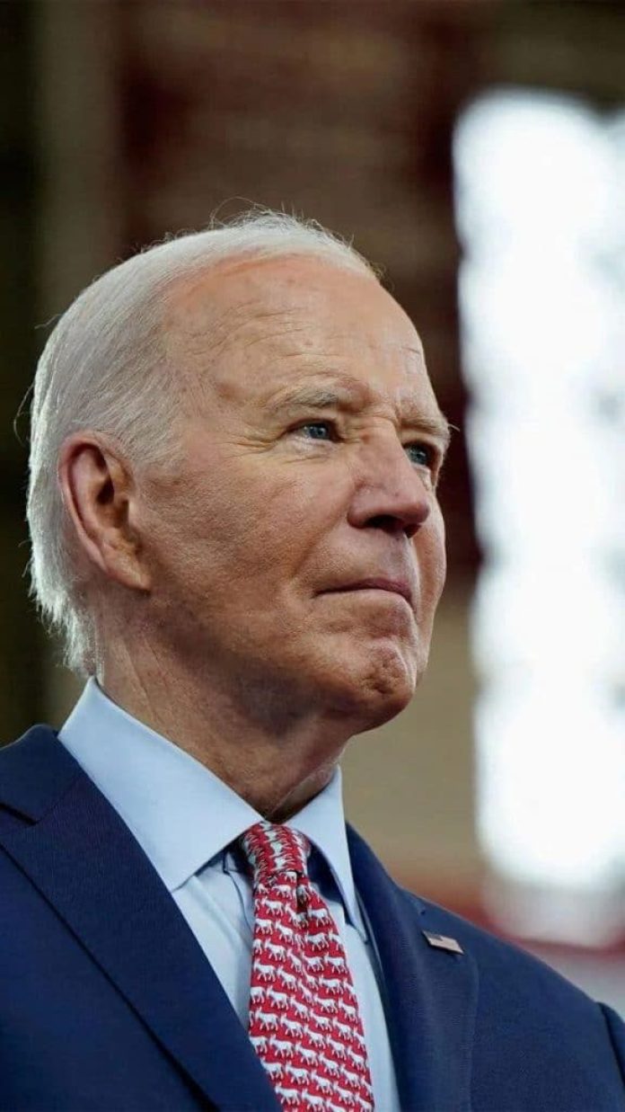 Presidente dos Estados Unidos, Joe Biden, em discurso