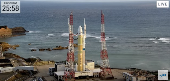 Lançamento do foguete H3, da JAXA