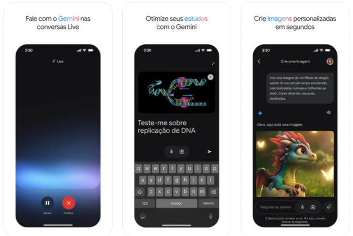 Gemini é removido do aplicativo do Google no sistema iOS