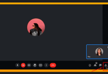 Passo 1 para ativar a transcrição no Google Meet