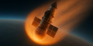 Espaçonave soviética prestes a cair na Terra pode ter soltado o paraquedas