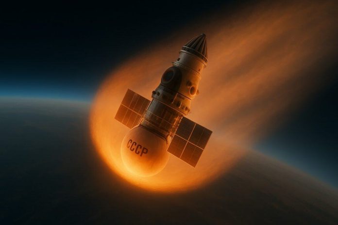 Espaçonave soviética prestes a cair na Terra pode ter soltado o paraquedas