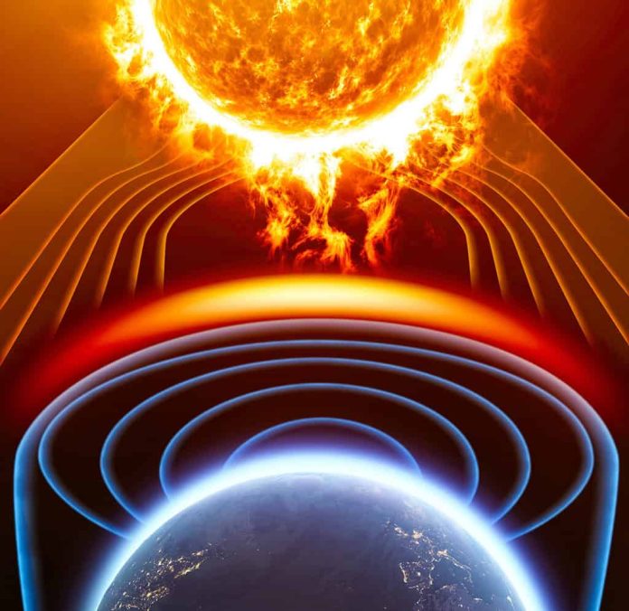 Explosões solares fazem a atmosfera da Terra pulsar