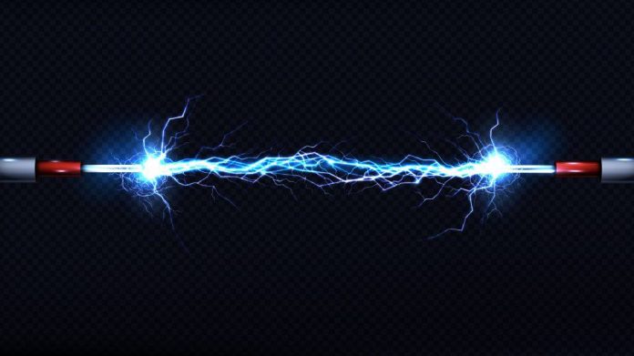 fios elétricos transmitindo choque