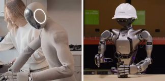 Robô com IA na Nvidia executando tarefas