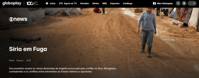 Imagem do documentário Síria em Fuga