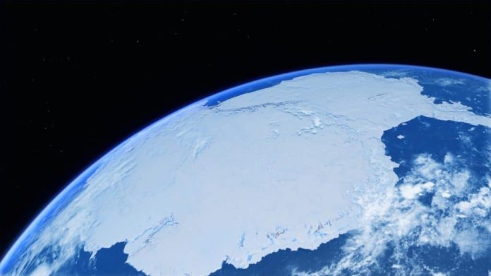 Antártida vista do Espaço