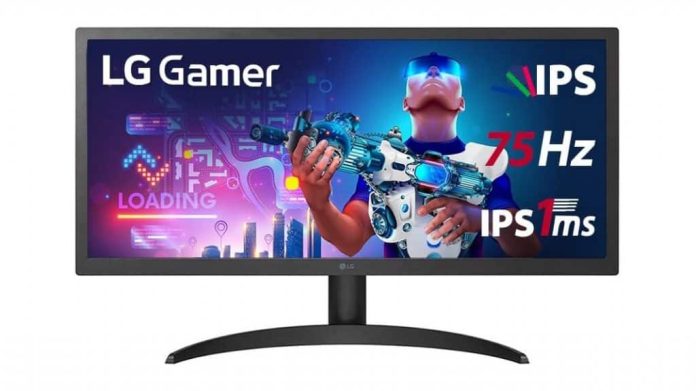 Monitor Gamer LG Ultrawide Full HD 25,7 polegadas
