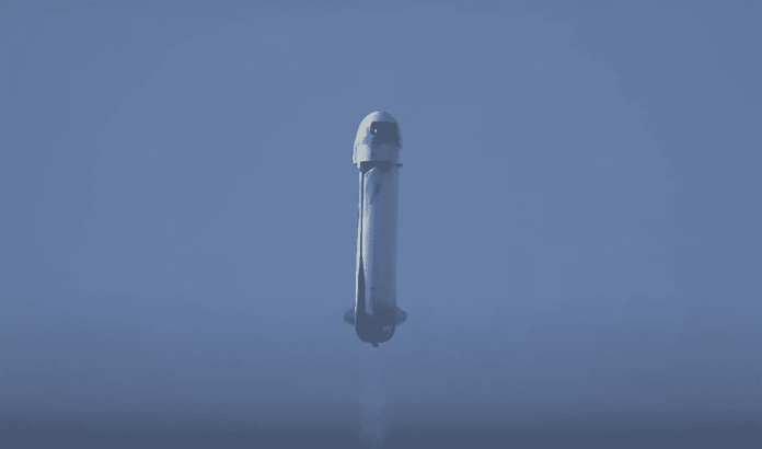 Seis turistas são lançados ao espaço pela Blue Origin neste sábado