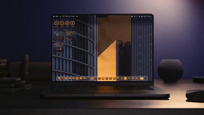 Novo macOS em um MacBook