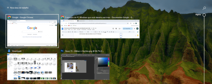 Funcionalidade múltiplas telas Windows 