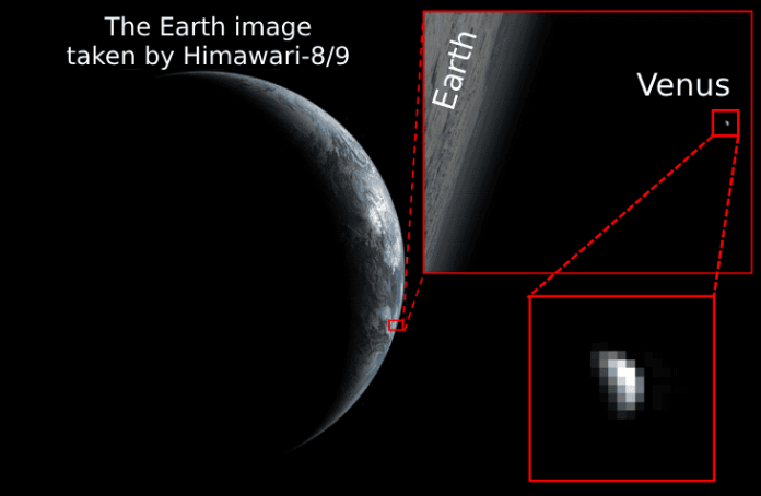 Imagem de Vênus coletada pelos satélites atmosféricos