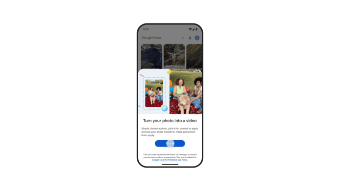 Google Fotos lança recursos de IA para animar e estilizar suas lembranças