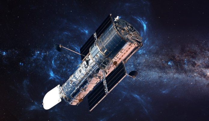 Representação do Telescópio Espacial Hubble