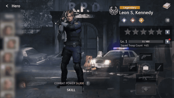 Leon S. Kennedy em Resident Evil Survival Unit