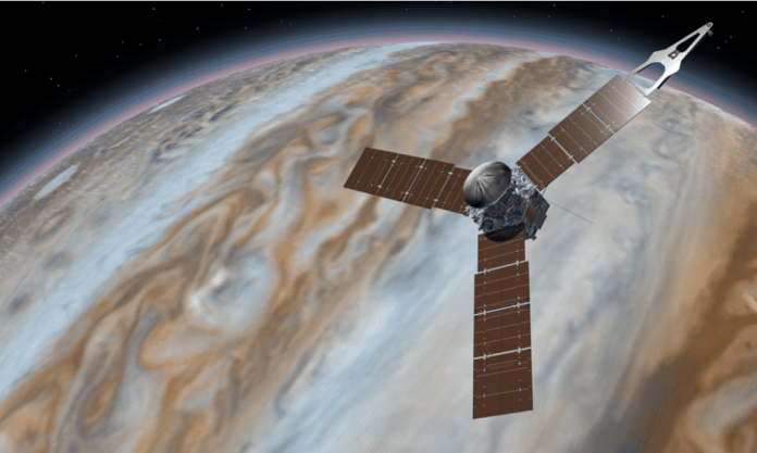 Onda de plasma diferentona em Júpiter altera comportamento da aurora no planeta