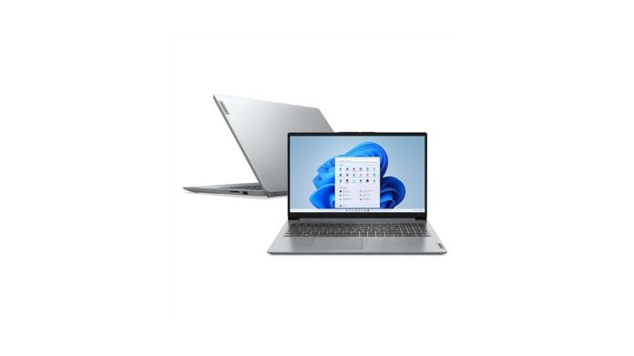 Lenovo Ideapad 1i: notebook com 8 GB de RAM e 256 GB de armazenamento para trabalho ou estudo