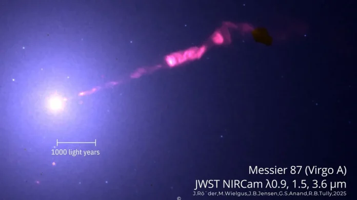 Estrutura é encontrada no lado oculto do buraco negro mais famoso do Universo