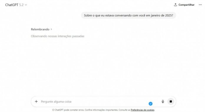 Tela de conversa como chatgpt