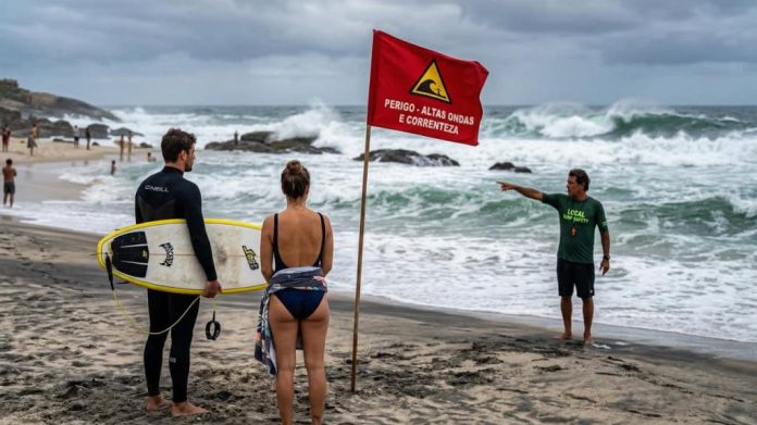 Essas praias são conhecidas por ondas gigantes e riscos extremos