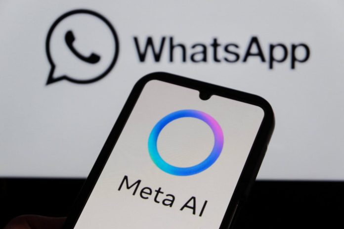 Logos de WhatsApp e Meta AI
