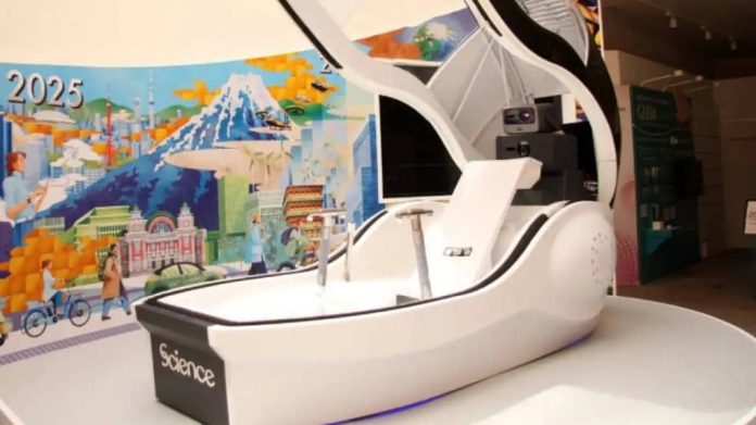 O Japão projeta a primeira máquina de lavar para humanos