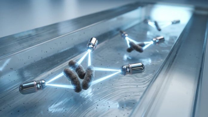 Cientista criaram um nanorrobô menor que 1 micrômetro que caça bactérias, as transporta e as libera exatamente onde elas querem