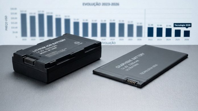 Quanto custa uma bateria de grafeno?